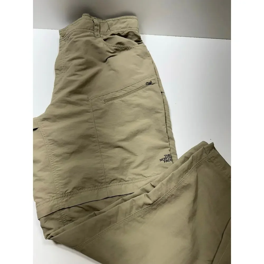 The North Face Men’s Beige Convertible Zip Off Hiking Pants Sz XXL Gorpcore